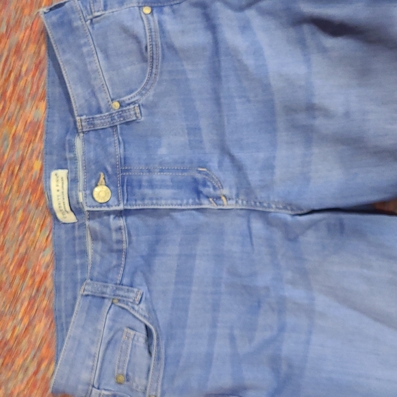 Celebrity Pink Denim - Celebrity Pink Crop Skinny Jeans, Lighter Blue Denim, Size 9/29